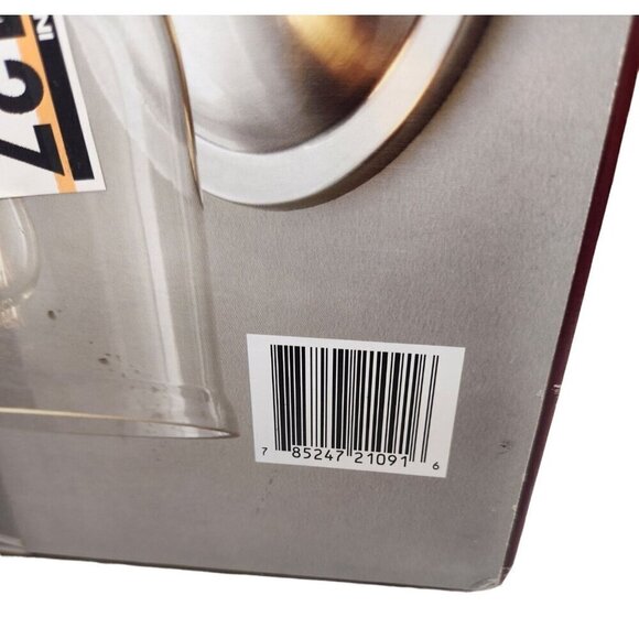 1-Light Brushed Nickel Wall Sconce with Clear Glass Shade - Picture 4 of 12